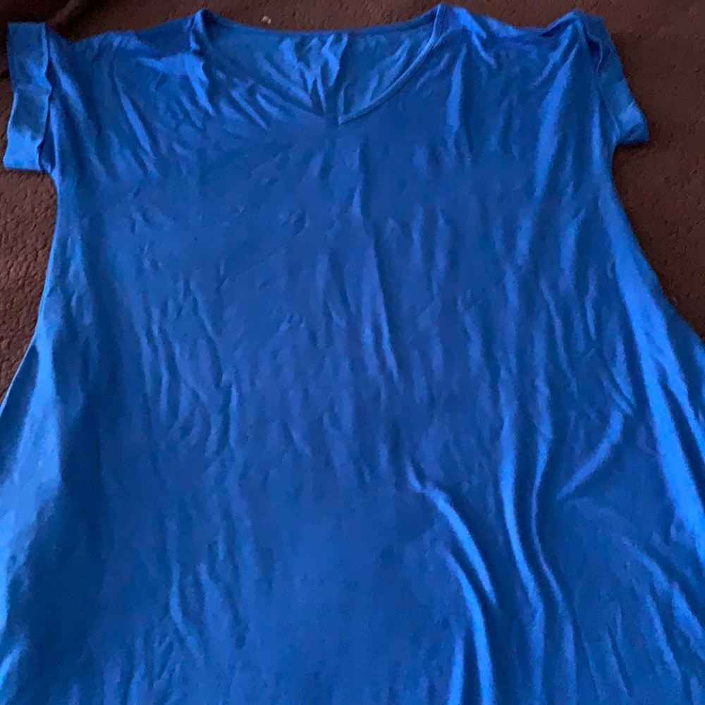 Nwot blue pocket dress